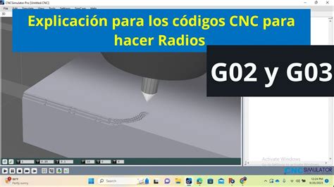 calculo de arcos en cnc torno|Instrucciones G02 y G03 – Programacion CNC de máquinas .